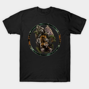 Royal Tiger Descends Mountain T-Shirt